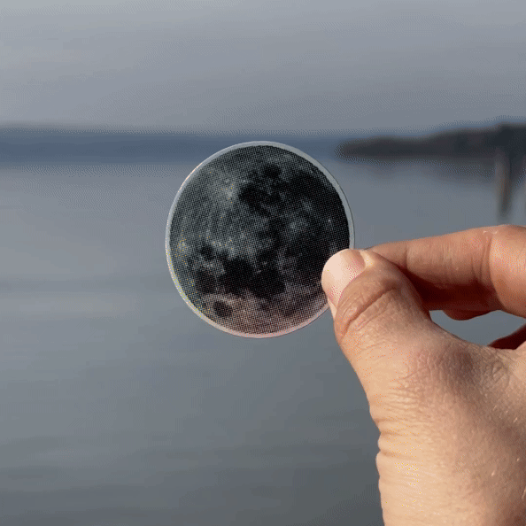 MOON Sticker