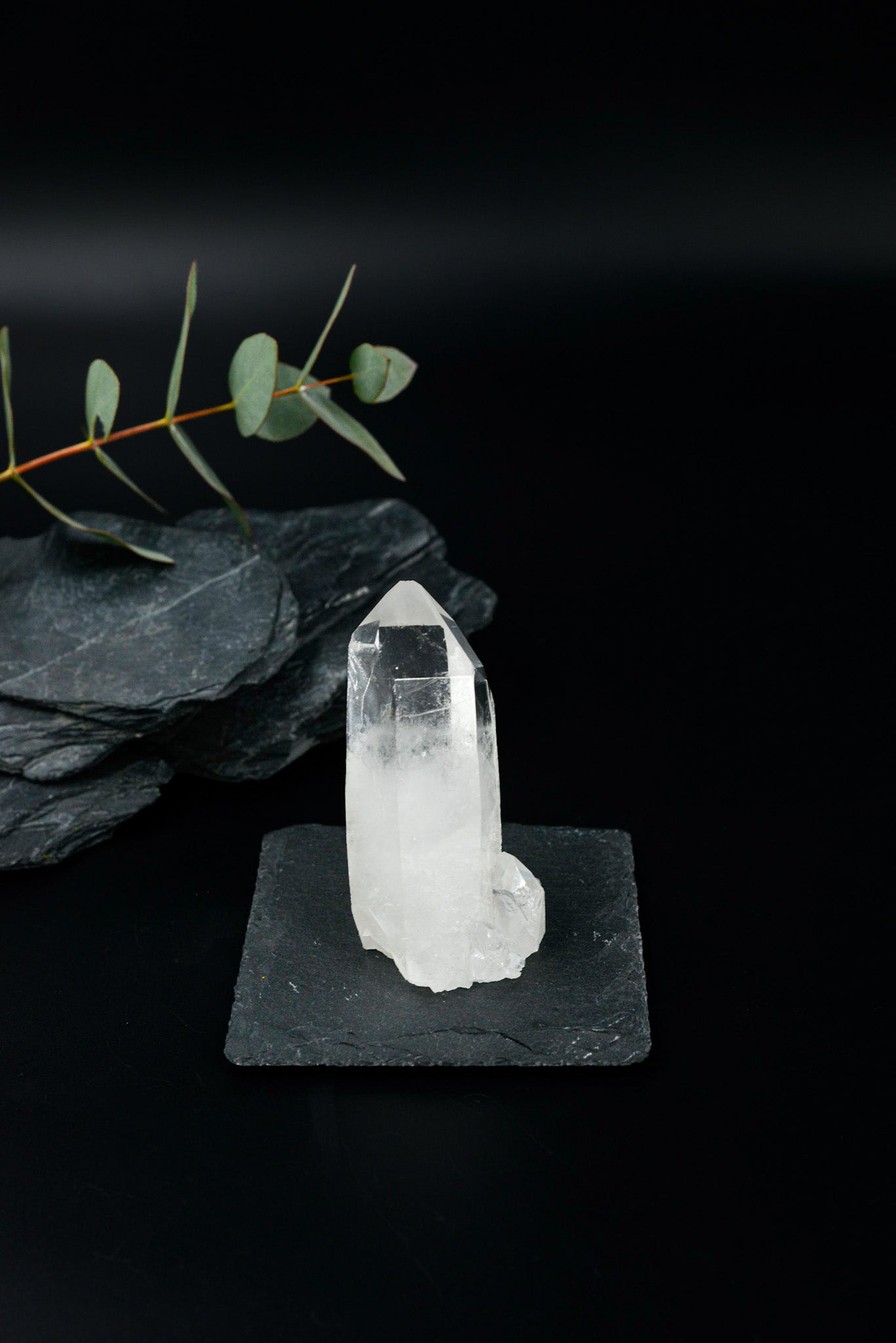 Natürliche Bergkristall Spitze #1