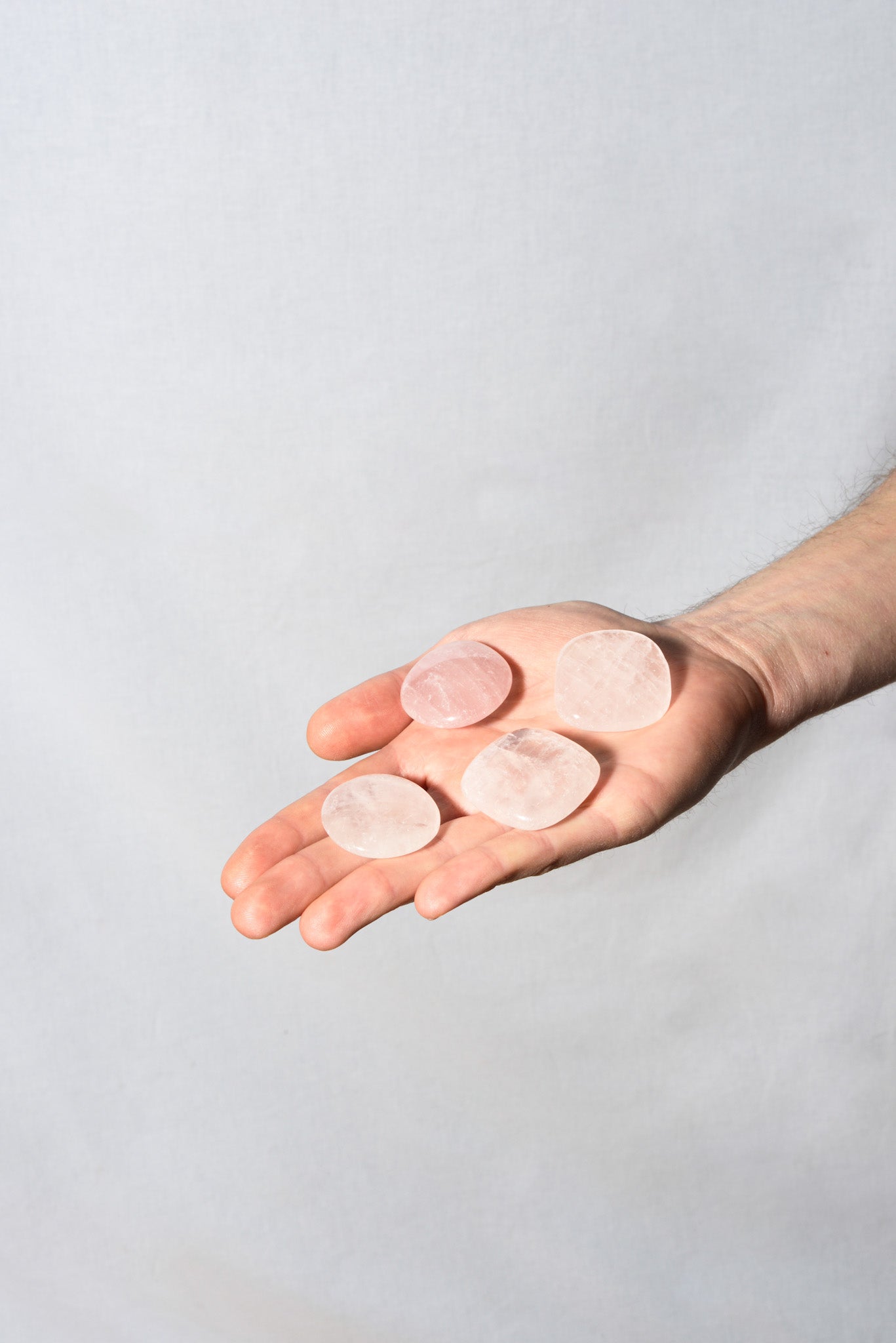 Rosenquarz Scheibenstein